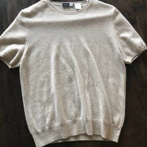 Saks Fifth Avenue Cashmere Short Sleeve Sweater